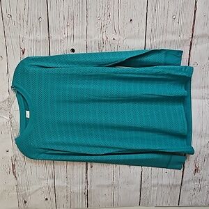 Zyia Long Sleeve Teal Top